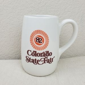 Vintage Colorado State Fair 1982 Coors Beer Mug Coffee Cup